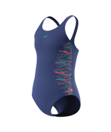 Speedo Mädchen Badeanzug Placement Muscleback NightWatch/HyperTeal