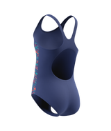 Speedo Mädchen Badeanzug Placement Muscleback NightWatch/HyperTeal