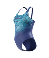 Speedo Badeanzug HYPERBOOM Placement Muscleback Blau/Blau