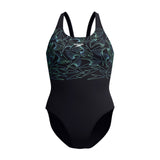 Speedo Swimsuit Eco Endurance+ Hyperboom Placement Muscleback Black/Green