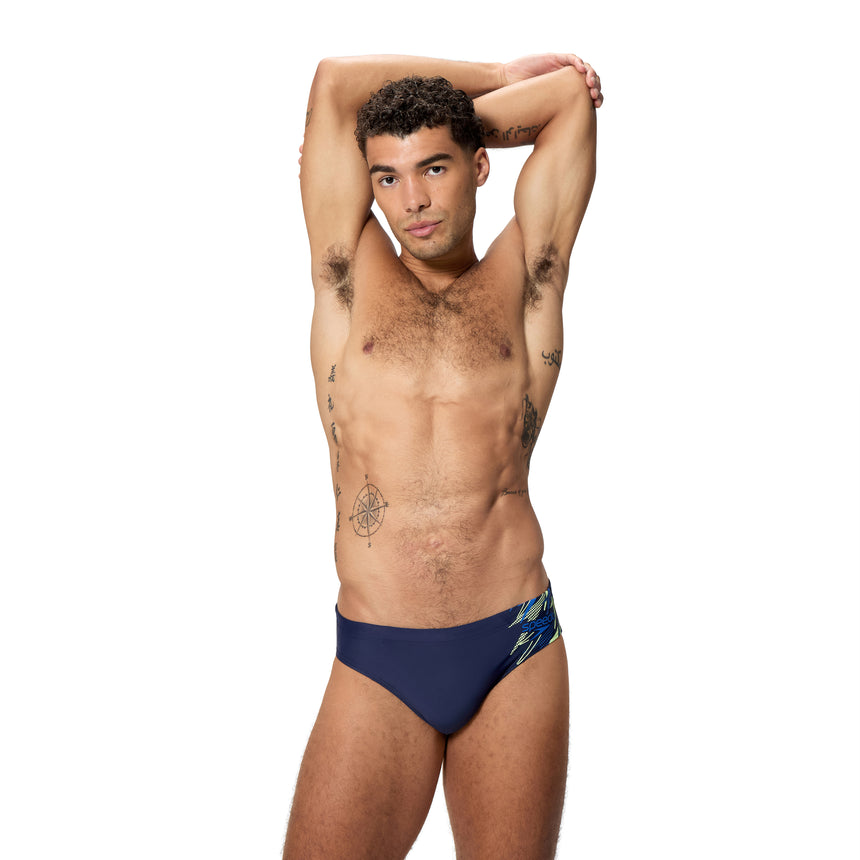 Speedo Heren Zwemslip Medley Logo 7Cm Marine/Blauw