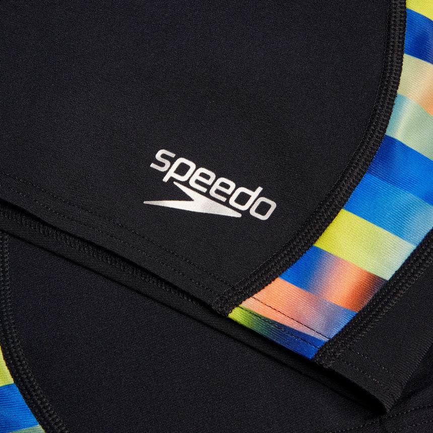 Speedo Schwimmjammer Allover Digital V-Cut Blau/Grün/Blau