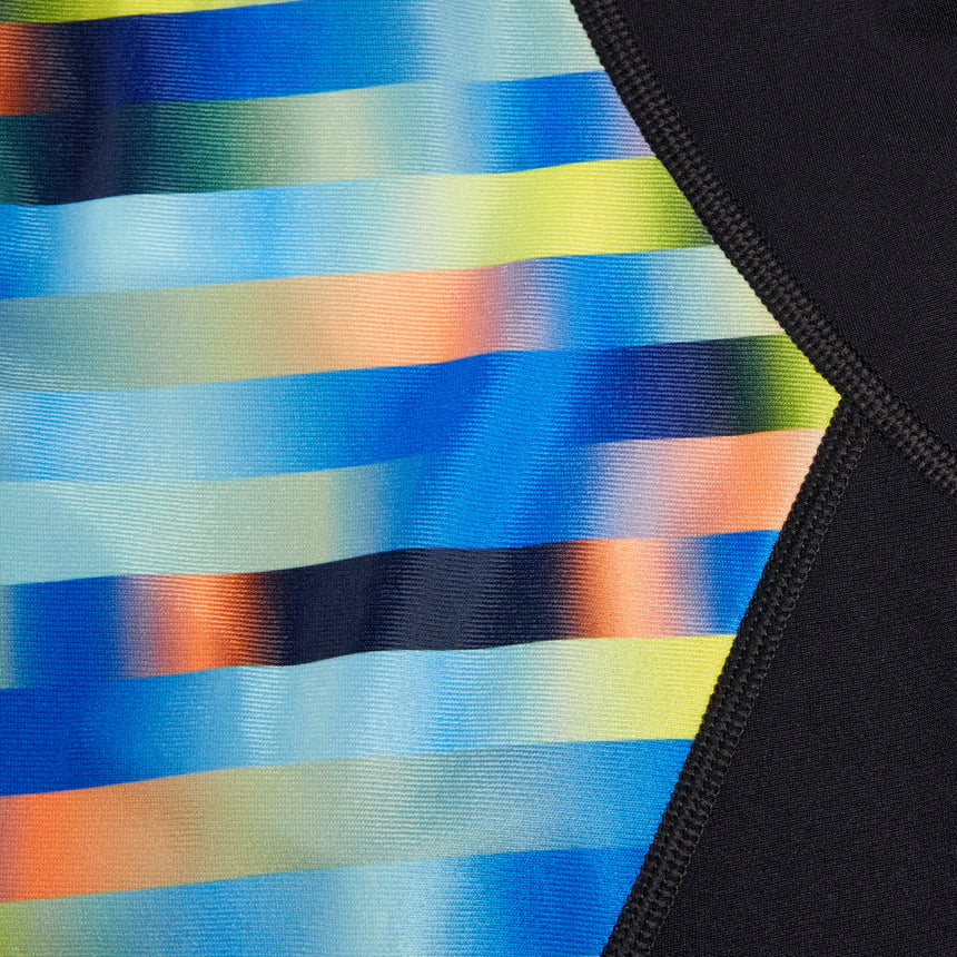 Speedo Schwimmjammer Allover Digital V-Cut Blau/Grün/Blau