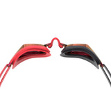 Speedo Wettkampf-Schwimmbrille Fastskin Speed Socket 2.0 Verspiegelt Schwarz / Rauchgrau / Karmesinrot