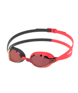 Speedo Wettkampf-Schwimmbrille Fastskin Speed Socket 2.0 Verspiegelt Schwarz / Rauchgrau / Karmesinrot