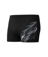 Speedo Heren Zwemboxer Medley Logo Zwart/Groen