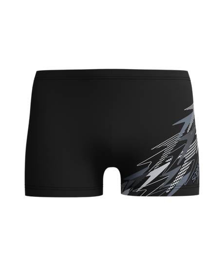 Speedo Heren Zwemboxer Medley Logo Zwart/Groen