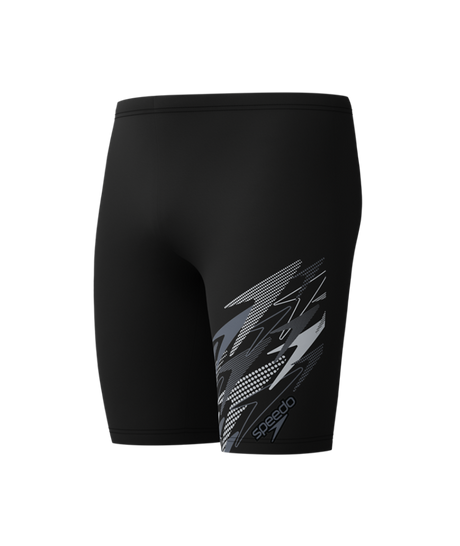 Speedo Heren Zwemjammer Medley Logo Zwart/Groen