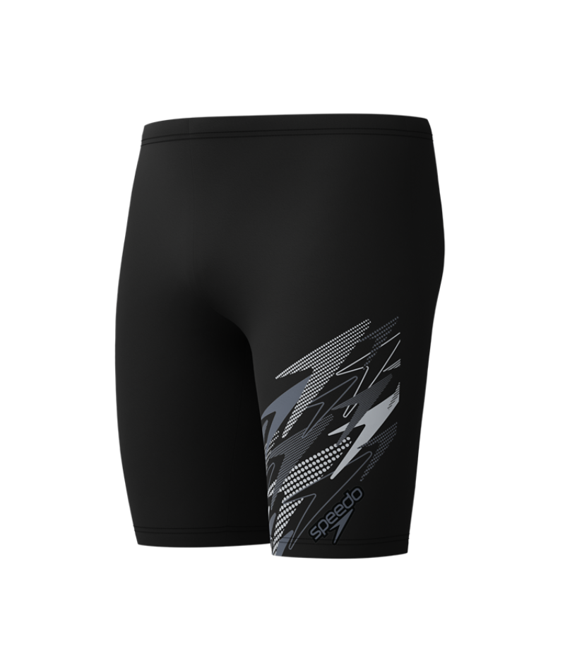 Speedo Heren Zwemjammer Medley Logo Zwart/Groen