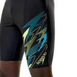 Speedo Herren Schwimmjammer Medley Logo Anthrazit/HyperTeal
