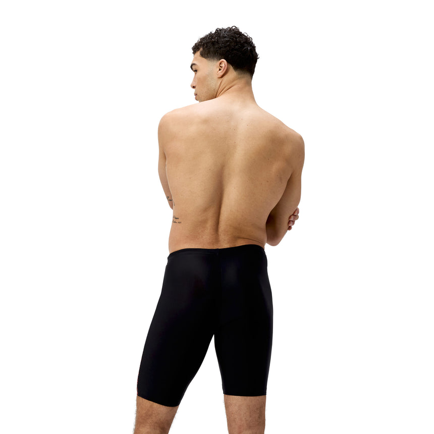 Speedo Swim Jammer Medley Logo Black/Orange