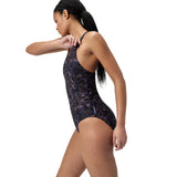 Speedo Badpak Eco Endurance+ Hyperboom Allover Medalist Zwart/Oranje