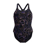 Speedo Badpak Eco Endurance+ Hyperboom Allover Medalist Zwart/Oranje
