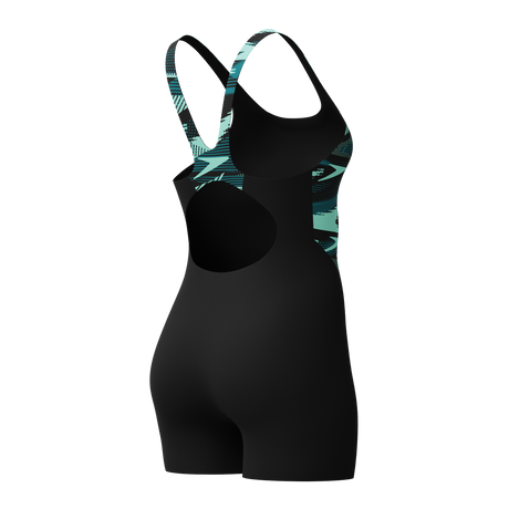 Speedo Badeanzug mit Bein Eco+ Hyperboom Splice Grün