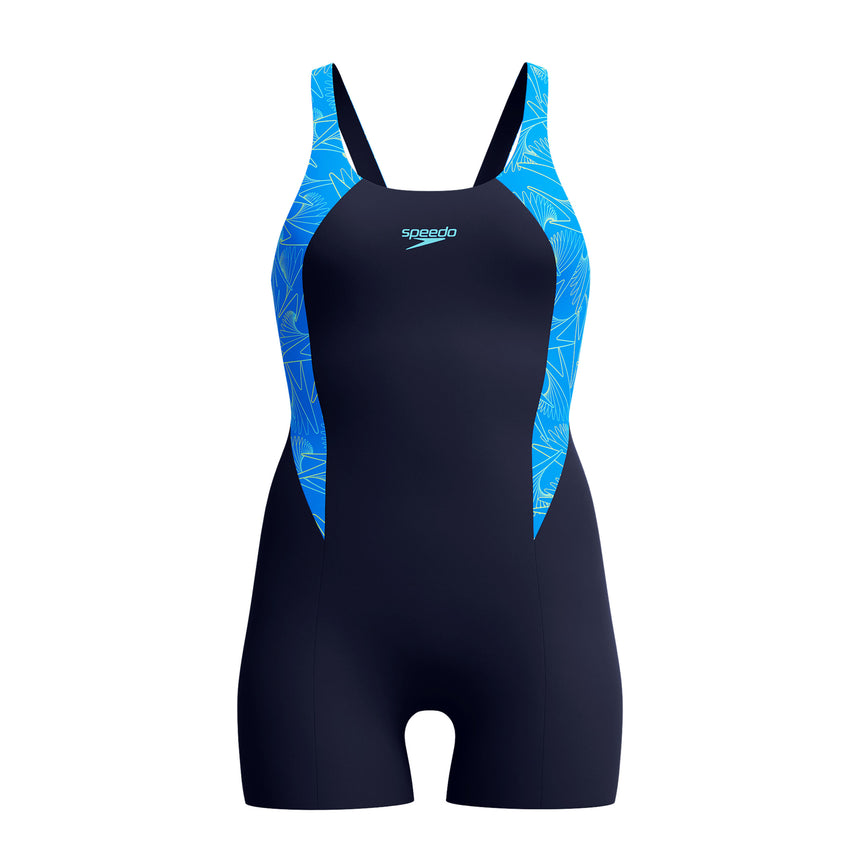 Speedo Badpak met Pijpjes Eco Endurance+ Hyperboom Splice Navy/Blauw