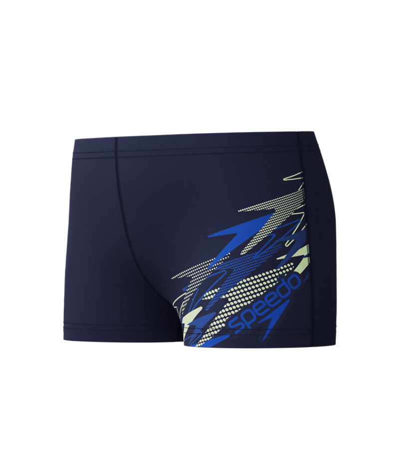 Speedo Jongens Zwemboxer Medley Logo Marine/Blauw