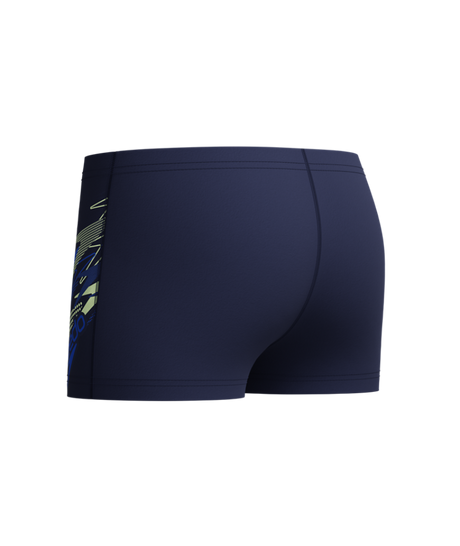 Speedo Jongens Zwemboxer Medley Logo Marine/Blauw
