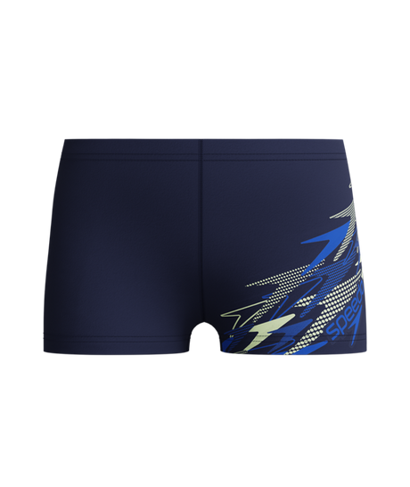 Speedo Jongens Zwemboxer Medley Logo Marine/Blauw