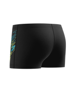 Speedo Jungen Badeboxer Medley Logo Anthrazit/Citrusgrün