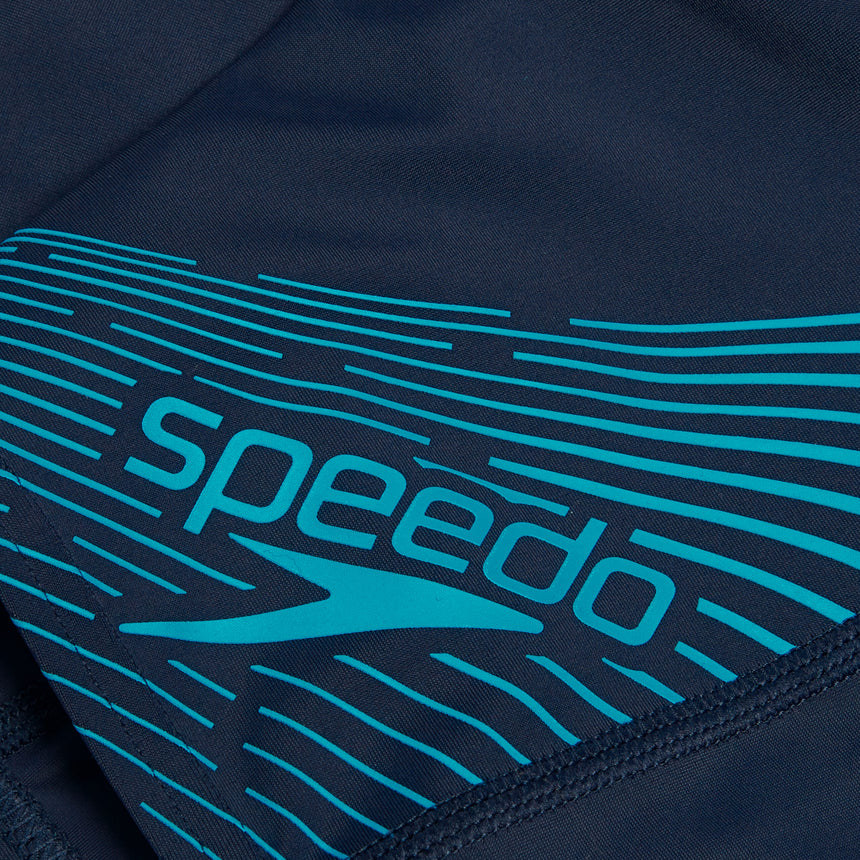 Speedo Boys Aquashort Medley Logo Navy/Blue