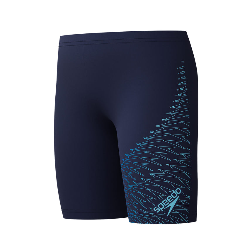 Speedo Boys Swim Jammer Medley Logo Navy/Blue