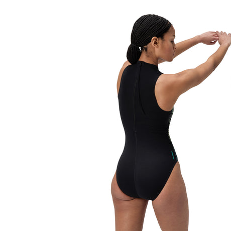 Speedo Badpak Eco Endurance+ Placement Hydrasuit Zwart/Groen