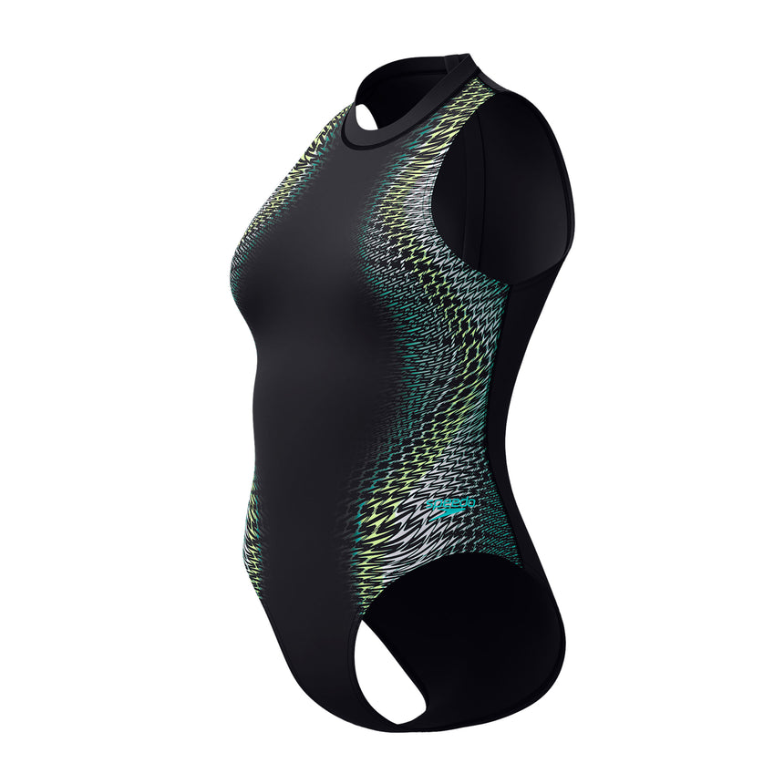 Speedo Badpak Eco Endurance+ Placement Hydrasuit Zwart/Groen