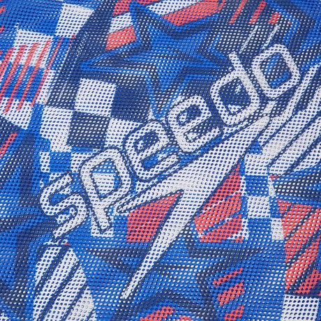 Speedo Mesh Bag Printed Red/White/Blue