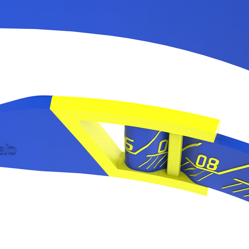 Speedo Schwimmbrille Fastskin Hyper Elite Mirror Blau/Gelb/Blau