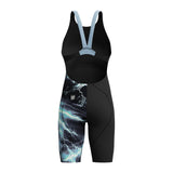 Speedo Meisjes Wedstrijdbadpak Fastskin Ignite Zwart/Blauw