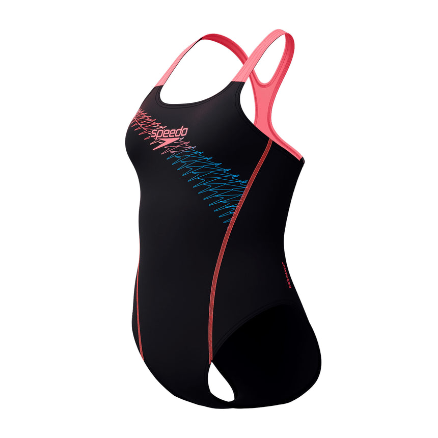 Speedo Badpak Eco Enduraflex Medalist Zwart/Oranje