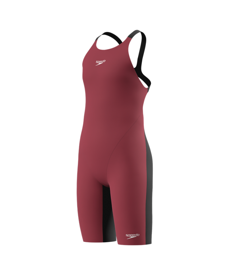 Speedo Mädchen Wettkampfanzug Fastskin Junior Endurance+ Max Openback Regalrot