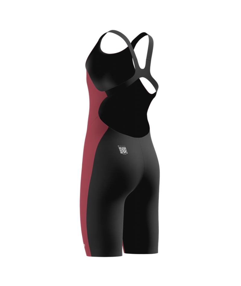 Speedo Mädchen Wettkampfanzug Fastskin Junior Endurance+ Max Openback Regalrot
