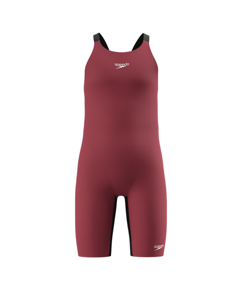 Speedo Mädchen Wettkampfanzug Fastskin Junior Endurance+ Max Openback Regalrot