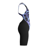 Speedo Meisjes Wedstrijdbadpak Eco Endurance+ Fastskin Open Rug Zwart/Blauw