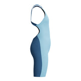 Speedo Meisjes Wedstrijdbadpak Eco Endurance+ Fastskin Open Rug Blauw
