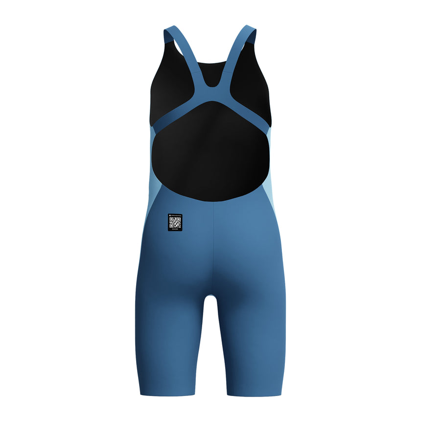 Speedo Meisjes Wedstrijdbadpak Eco Endurance+ Fastskin Open Rug Blauw