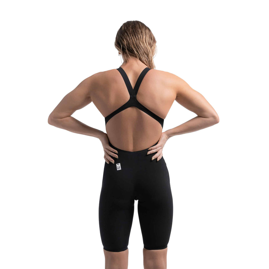 Speedo Wedstrijdbadpak Fastskin LZR Pure Valor 2.0 Open Rug Zwart