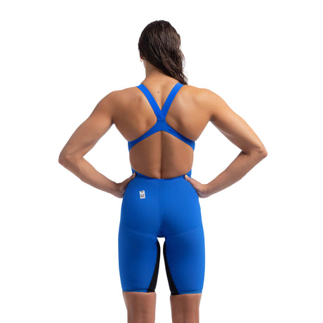 Speedo Fastskin LZR Pure Valor 2.0 Openback Kneeskin Cobalt Pop/Black