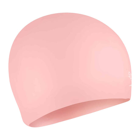 Speedo Plain Moulded Silicone Cap Cupid Coral