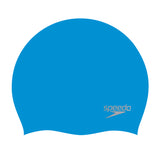 Speedo Badmuts Plain Moulded Silicone Blauw