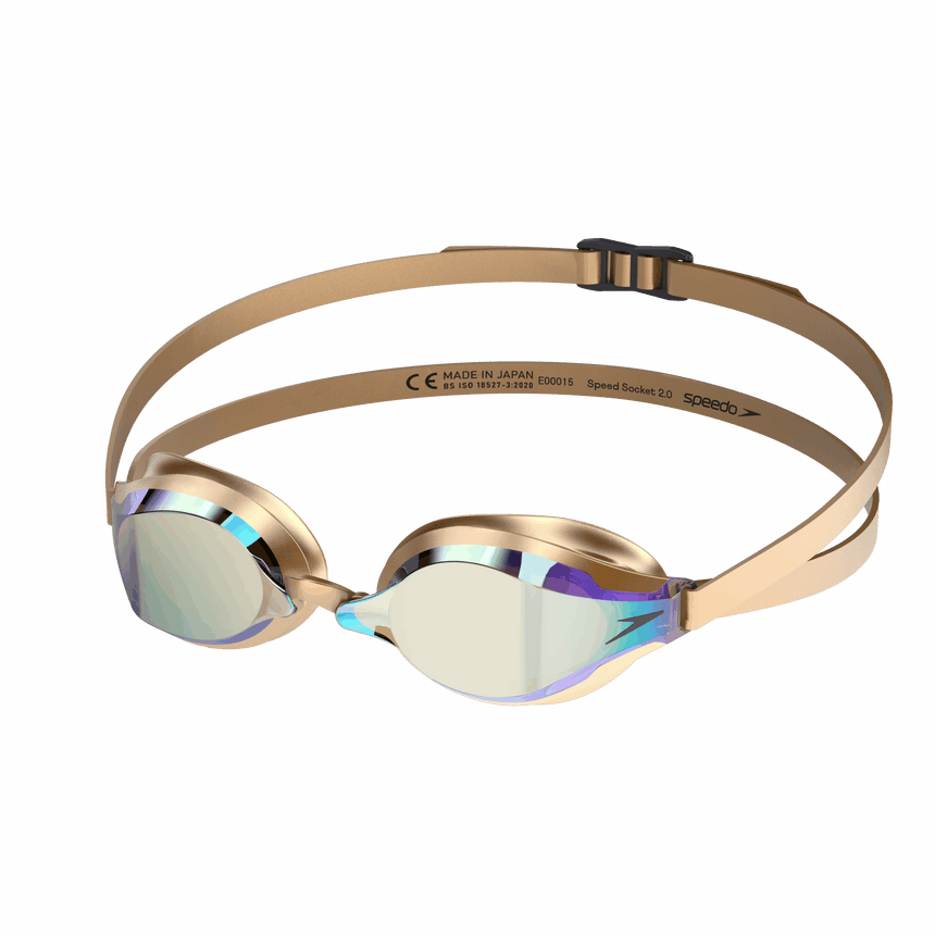Speedo Zwembril Fastskin Speedsocket 2 Mirror Goud