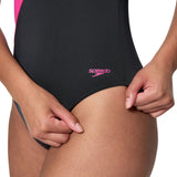 Speedo Dames Badpak Hyperboom Butterfly Back Zwart/Roze