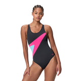 Speedo Dames Badpak Hyperboom Butterfly Back Zwart/Roze