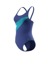 Speedo Badeanzug Hyperboom Butterfly Back Nightwatch/HyperTeal