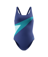 Speedo Badeanzug Hyperboom Butterfly Back Nightwatch/HyperTeal