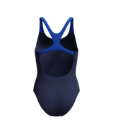 Speedo Dames Badpak Medley Logo Medalist Marine/Blauw