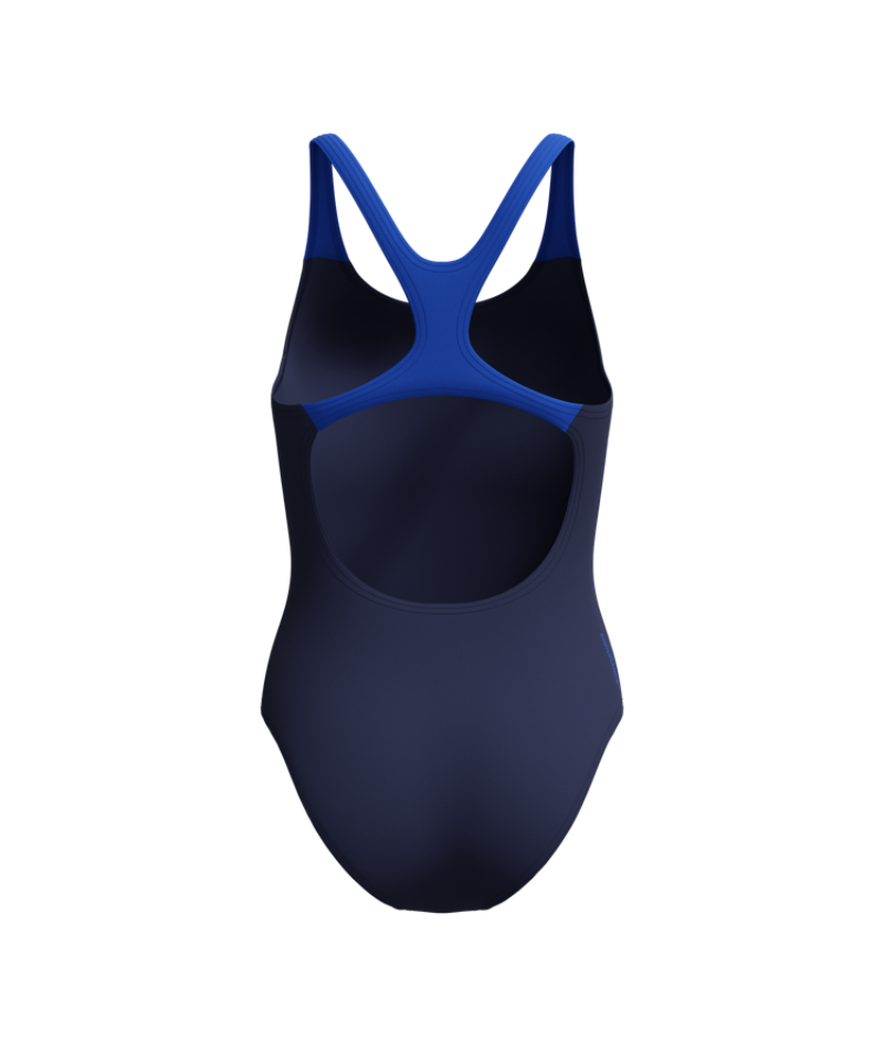 Speedo Dames Badpak Medley Logo Medalist Marine/Blauw