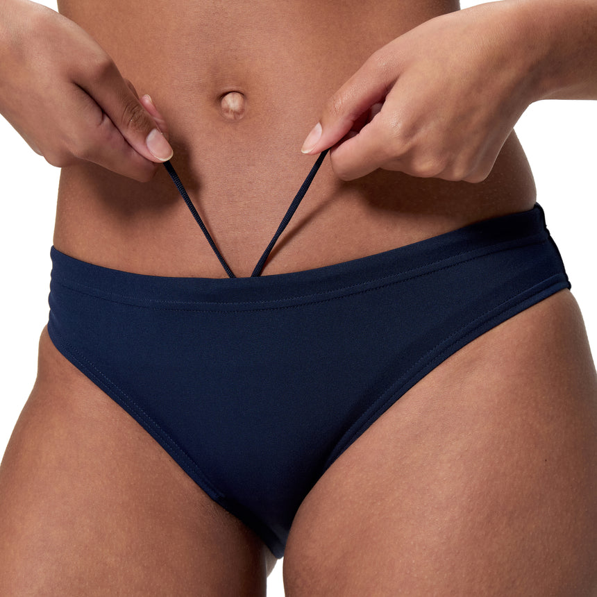 Speedo Dames Bikini Medley Logo V-Back Marine/Blauw