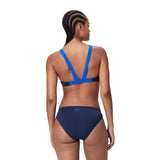 Speedo Dames Bikini Medley Logo V-Back Marine/Blauw